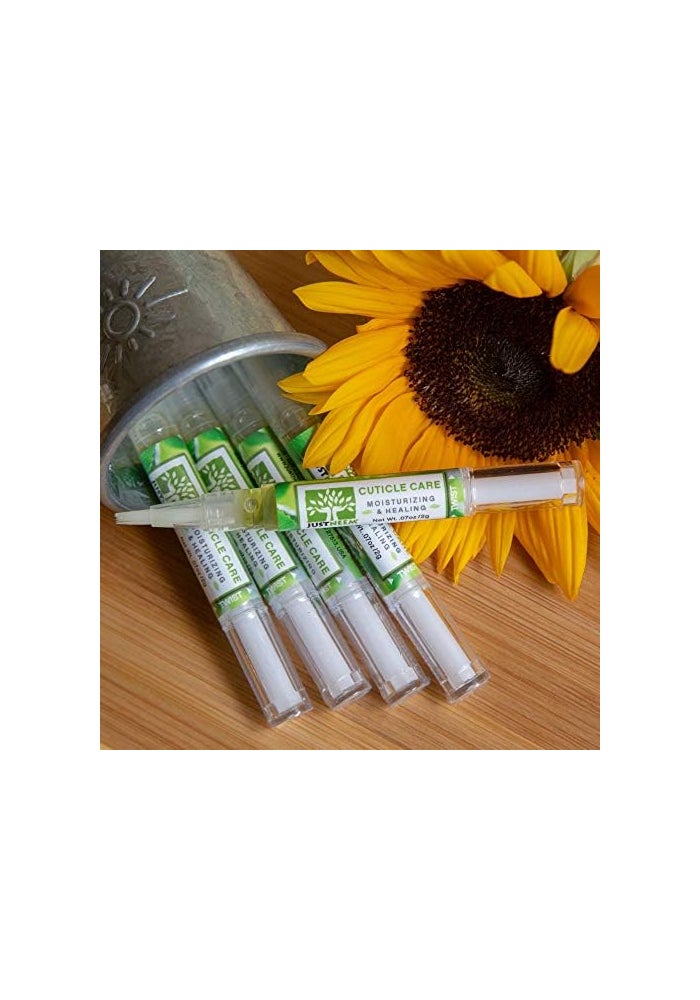 justneem Neem Cuticle Care Pen with Mango Butter & Vitamin E - 0.07 oz for Strengthening and Repairing Nails - Image 2